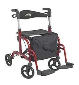 Juvo Convertible Rollator-Transport Chair, 250-Pound Capacity - $183.65 MSRP