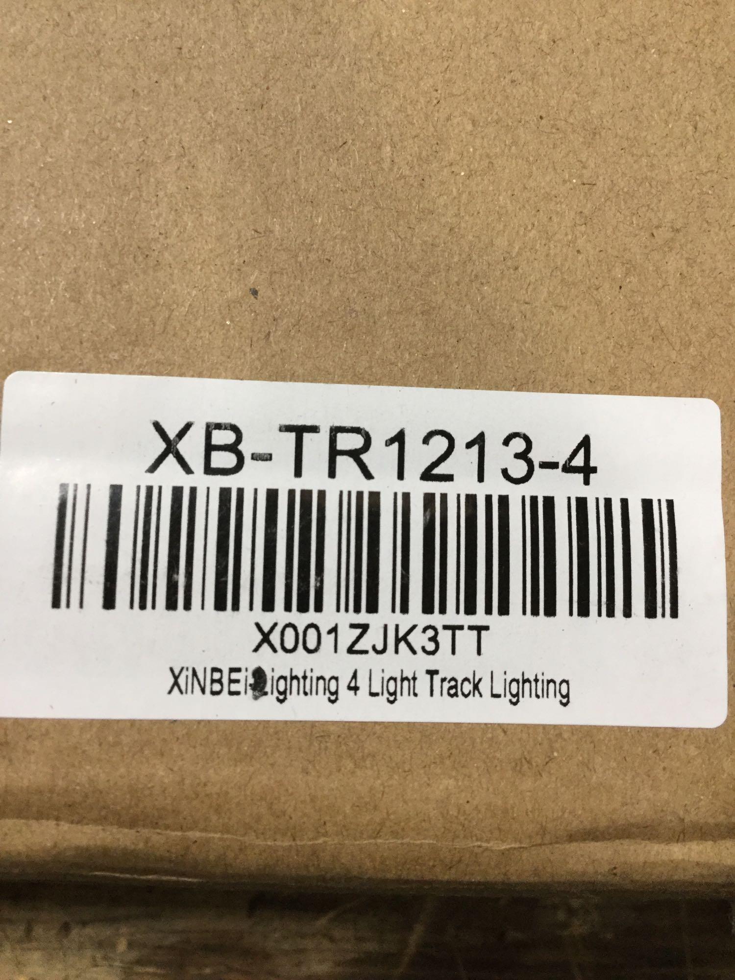 XiNBEi Lighting Track Lighting 4 Light, $45 MSRP