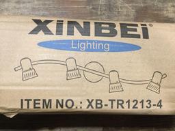 XiNBEi Lighting Track Lighting 4 Light, $45 MSRP