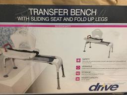 Drive Medical Folding Universal Sliding Transfer Bench $117.99 MSRP