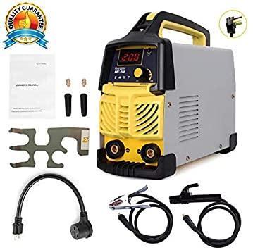 Welding Machine 200Amp Power, IGBT AC DC Beginner Welder With Display LCD Use Welding Rod Equipment