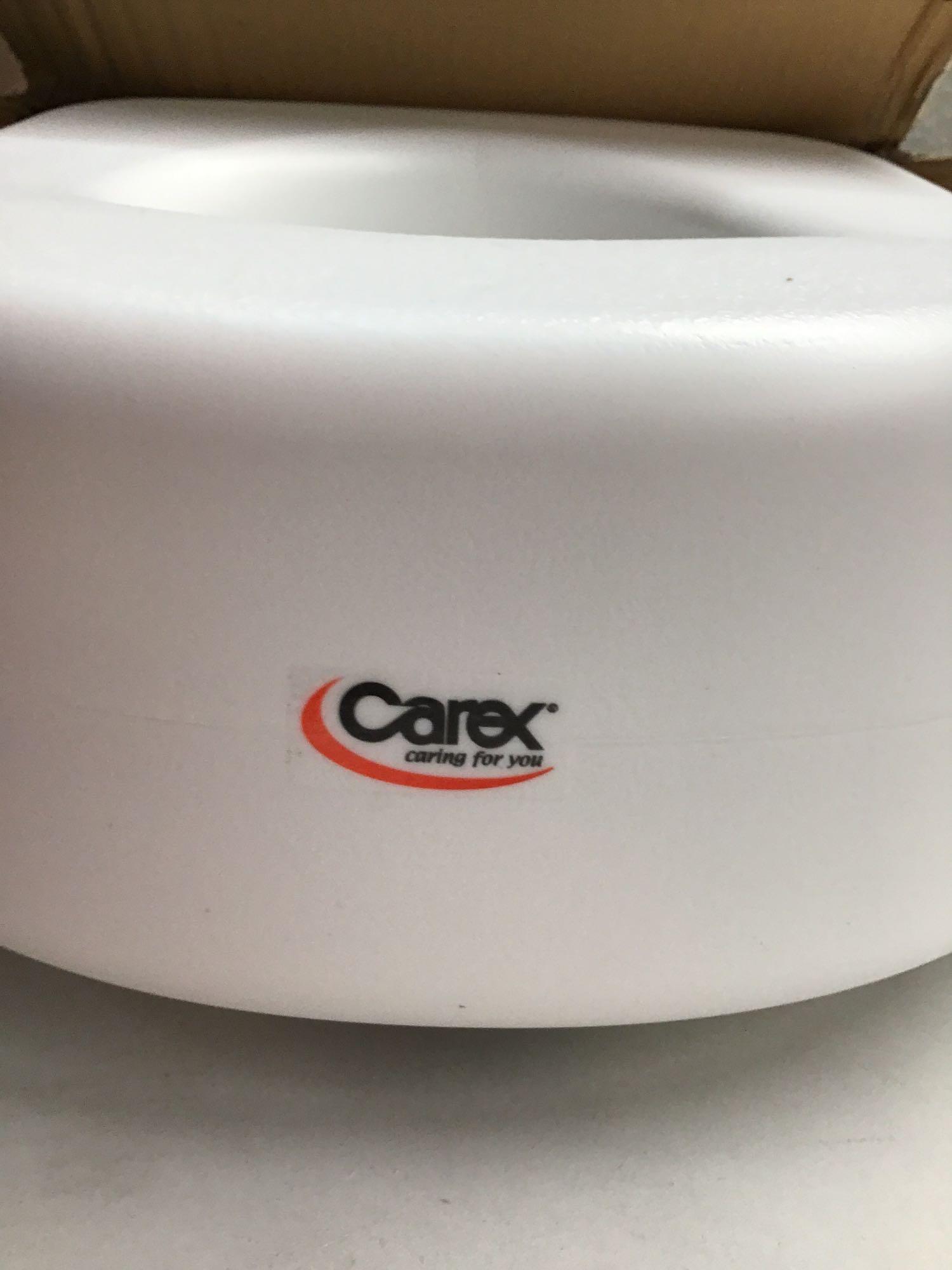 Carex Toilet Seat Riser - Adds 5 Inch of Height to Toilet-Raised Toilet Seat With 300lbs $17.52 MSRP