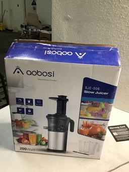 Aobosi Slow Masticating Juicer Extractor Compact Cold Press Juicer Machine with Portable $99.97 MSRP