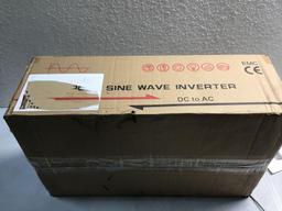 Reliable 3000W High Efficiency Pure Sine Wave Solar Power Inverter 12V 120V 60Hz Power $389.00 MSRP