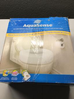 AquaSense Portable Raised Toilet Seat, White, 4 Inches (770-610) - $29.99 MSRP