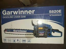 Garwinner 58cc Gas Chainsaws 18 Inch Bar Power Chain Saws, Gas Powered Chainsaw 2 Stroke $136.99MSRP