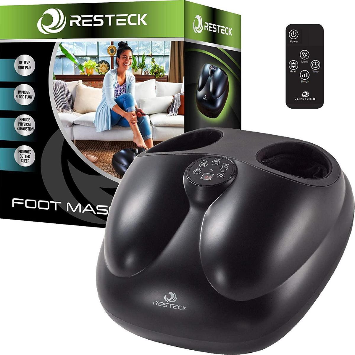 Resteck Shiatsu Foot Massager Machine with Heat {Remote Control} Deep Kneading Massage $129.95 MSRP