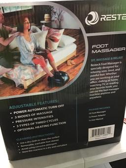 Resteck Shiatsu Foot Massager Machine with Heat {Remote Control} Deep Kneading Massage $129.95 MSRP