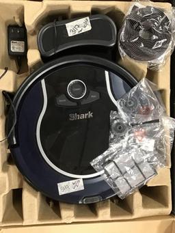 Shark ION Robot Vacuum R76 with Wi-Fi and Voice Control,0.5 Quarts, Black and Navy Blue $299.99 MSRP