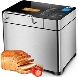 KBS Pro Stainless Steel Bread Machine, 2LB 17-in-1 Programmable XL Bread Maker $139.99 MSRP