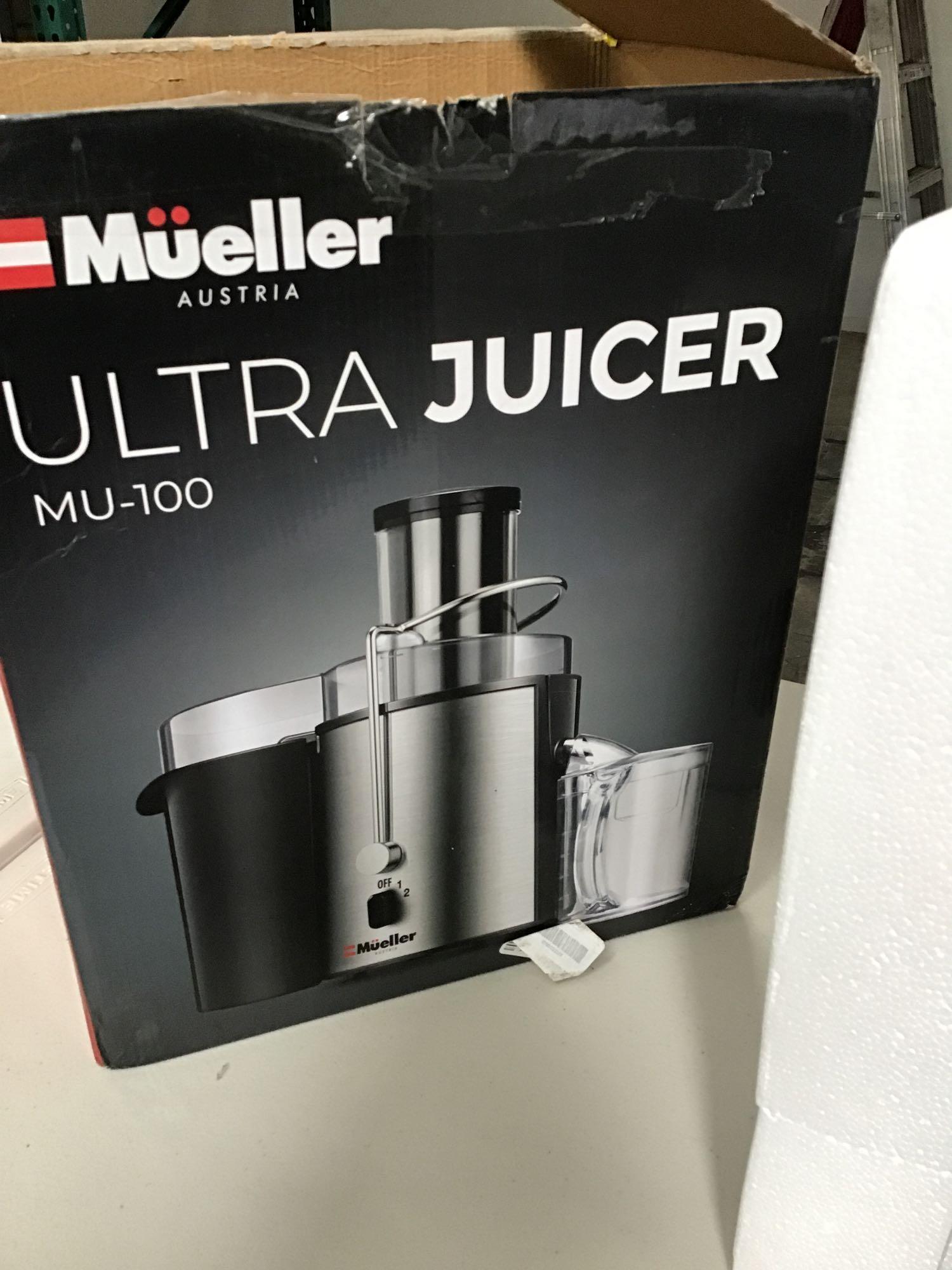 Mueller Juicer Ultra 1100W Power, Juice Extractor MU-100 $135.99 MSRP