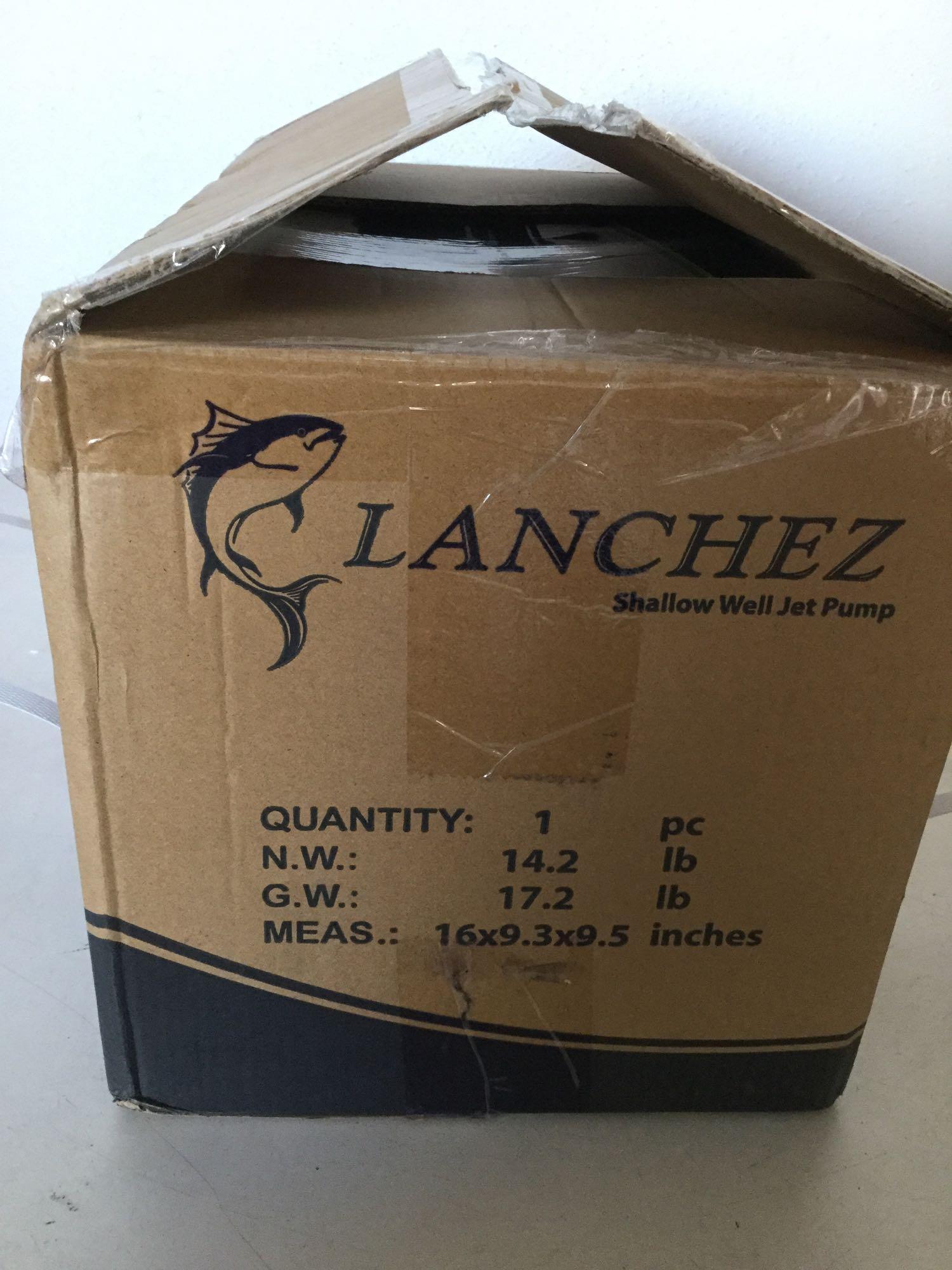 LANCHEZ 1/2 HP Shallow Well Jet Pump Stainless Steel Water Pump Transfer Removal $84.95 MSRP