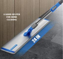 et Mop 24" Microfiber Mop Heavy Duty Floor Mop Aluminum Mop Adjustable Stainless Steel Handle