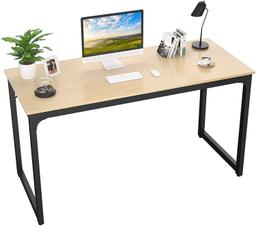 Foxemart 47? Computer Desk Modern Sturdy Office Desk, Natural