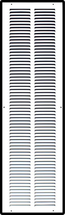 Handua 8" X 32" Steel Return Air Grille | HVAC Vent Cover Grill for Sidewall and Ceiling