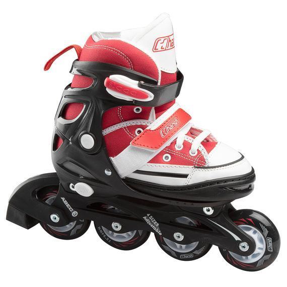 Harsh Youth's Canvas Adjustable Inline Skates Size 1-4 Red $49.99