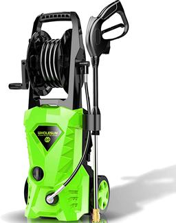 WHOLESUN 3000PSI Electric Pressure Washer 2.4GPM Power Washer 1600W High Pressure Cleaner Machine