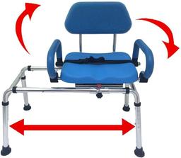 Platinum Health Carousel Sliding Transfer Bench with Swivel Seat (PHB3300) - $298.00 MSRP