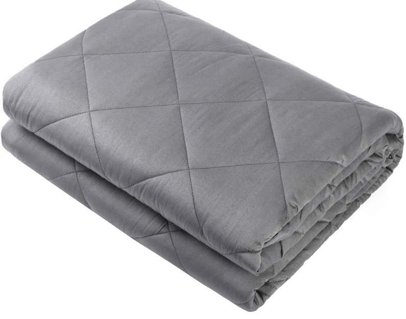 Hypnoser Weighted Blanket Adult Queen Size ( 15 lbs 60"x80") | Diamond Heavy Blanket with Glass Bead