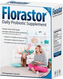 Florastor Daily Probiotic Supplement, 100 Capsules, 3 Pack - $181.98 MSRP