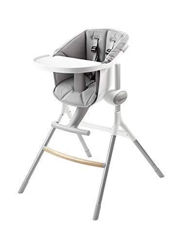 BEABA Adjustable High Chair, Height Adjustable Baby High Chair with Six Height Settings