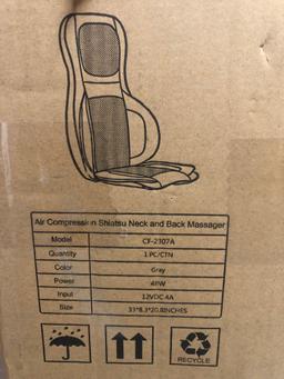 Comfier Neck and Back Massager with Heat- Shiatsu Massage Chair Pad Portable $196.99 MSRP