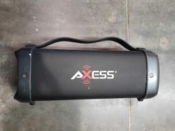 Axess Portable Bluetooth Media Speaker with Built-In Radio - $19.94 MSRP