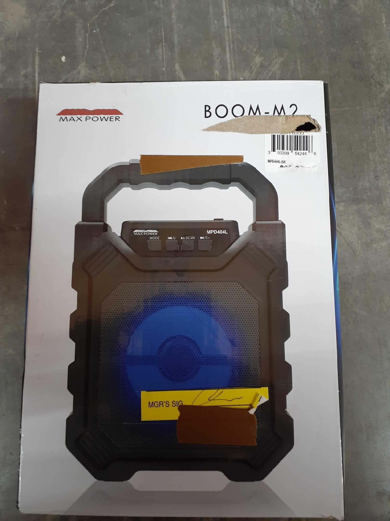 Max Power 4" Portable TWS Bluetooth Speaker - $29.99 MSRP