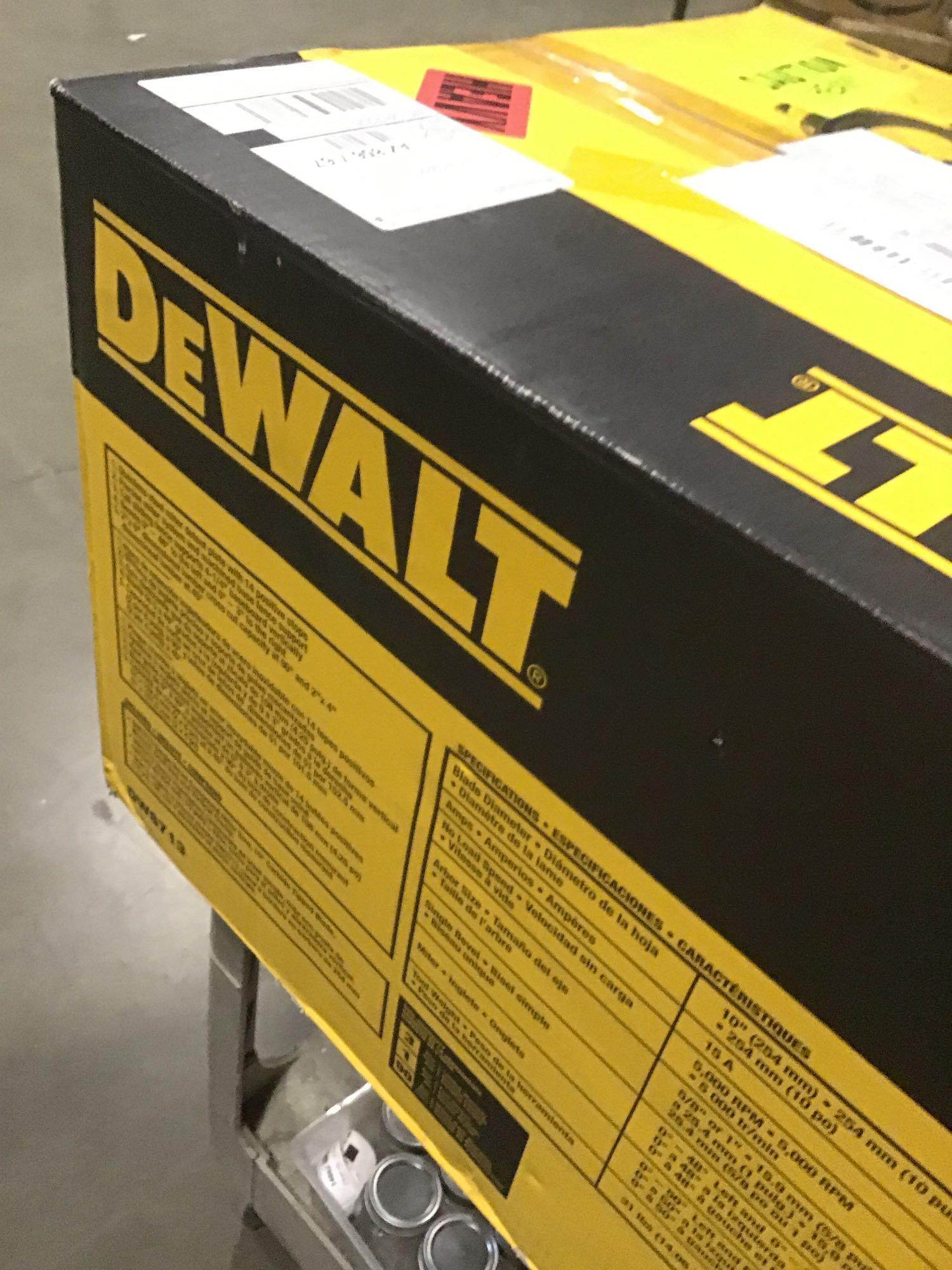 DEWALT Miter Saw, Single Bevel, Compound, 10-Inch, 15-Amp (DWS713) - $219.00 MSRP