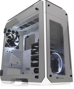 Thermaltake View 71 Snow 4-Sided Tempered Glass Vertical GPU Modular SPCC E-ATX Gaming Full Tower