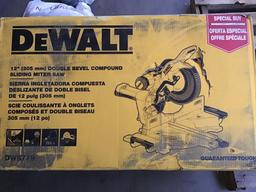 DEWALT Sliding Compound Miter Saw, 12-Inch (DWS779) - $399.00 MSRP