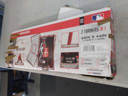 Franklin Sports MLB 2-IN-1 Switch-Hitter Flyback Return Trainer, 68x44 Inches - $63.99 MSRP