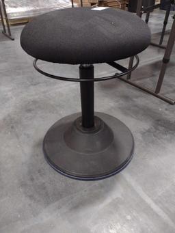 Padded Round Bar Stool Counter Height Adjustable