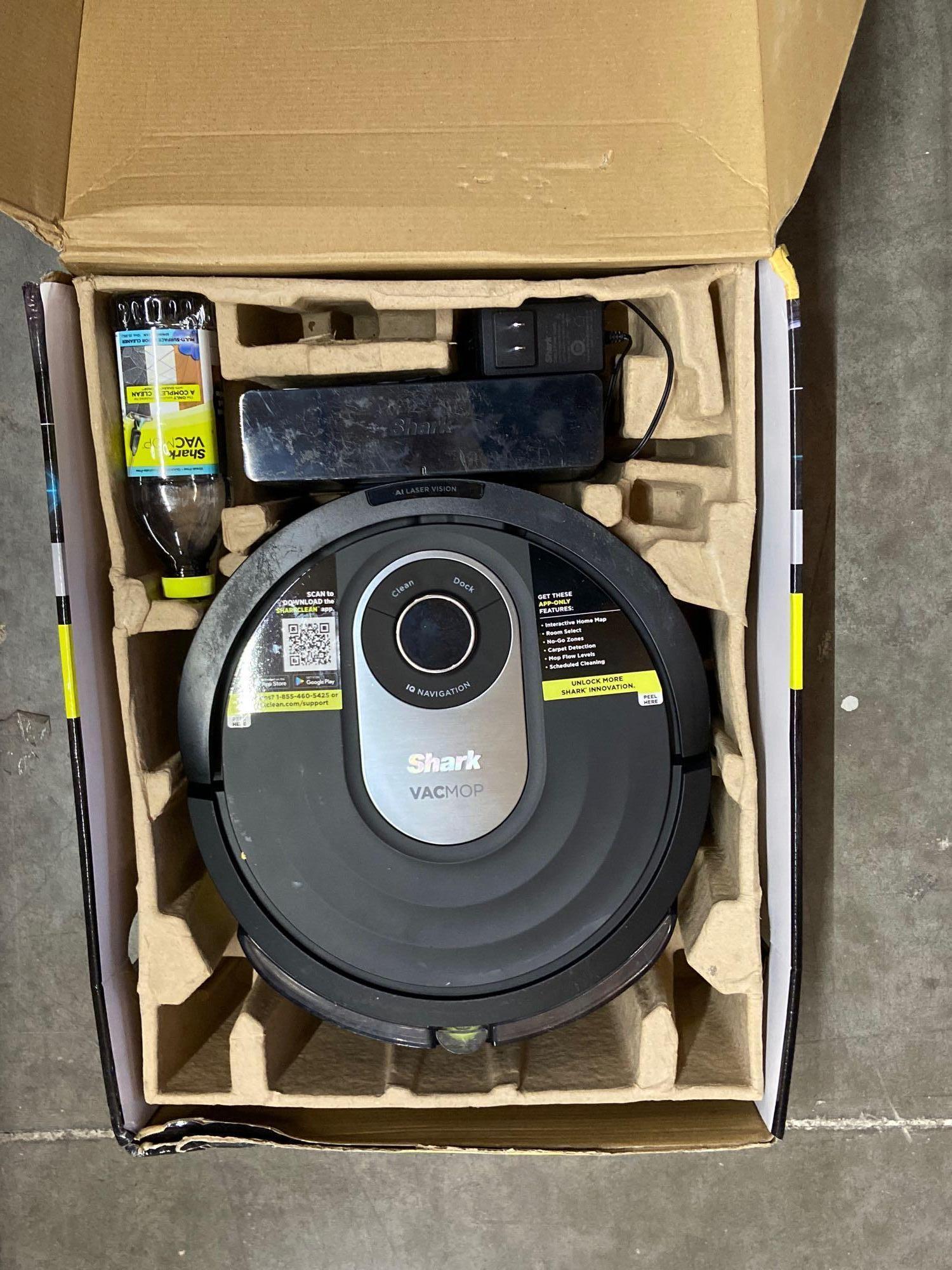 Shark AI VACMOP Robot Vacuum and Mop RV2001WD with Self-Cleaning Brushroll - $349.99 MSRP