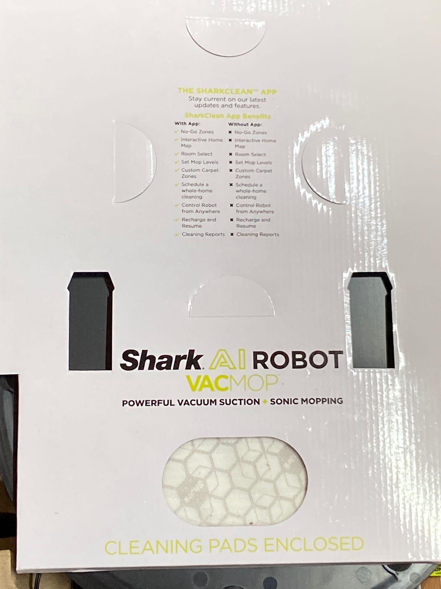 Shark AI VACMOP Robot Vacuum and Mop RV2001WD with Self-Cleaning Brushroll - $349.99 MSRP