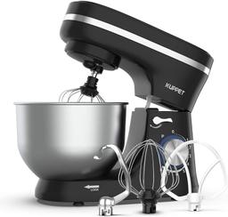 KUPPET Stand Mixer, 8-Speed Tilt-Head Electric Food Stand Mixer with Dough Hook, Wire Whip & Beater