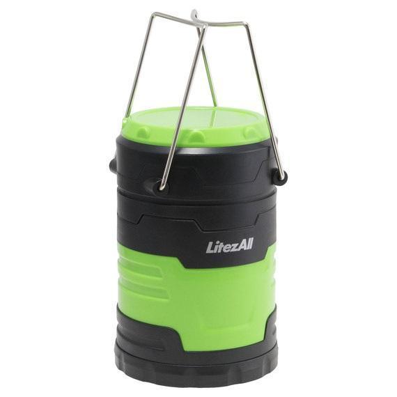 LitezAll Extendable COB LED Lantern, Green - $19.99 MSRP