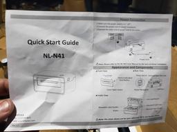 NefLaca Shipping Lable Printer, Direct Thermal Label Printing for Shipment Package, (White)