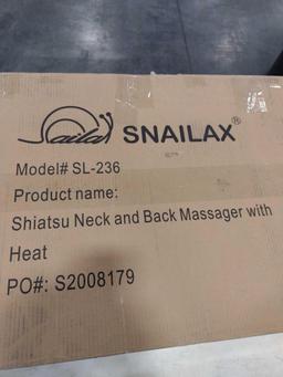 Snailax Full Body Massage Chair Pad Fathers Day Gifts Shiatsu Neck Back Massager