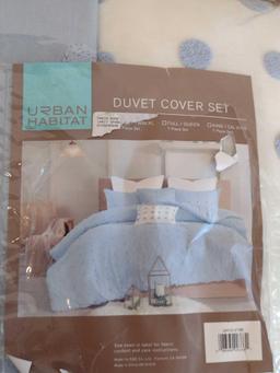 Urban Habitat Duvet Set 100% Cotton Jacquard, Tufts Accent Shabby Chic All Season... $82.66 MSRP