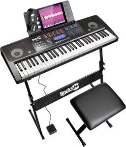 RockJam 61 Key Keyboard Piano With Touch Display Kit (RJ761-SK) (B06XBZH1DZ) - $149.99 MSRP