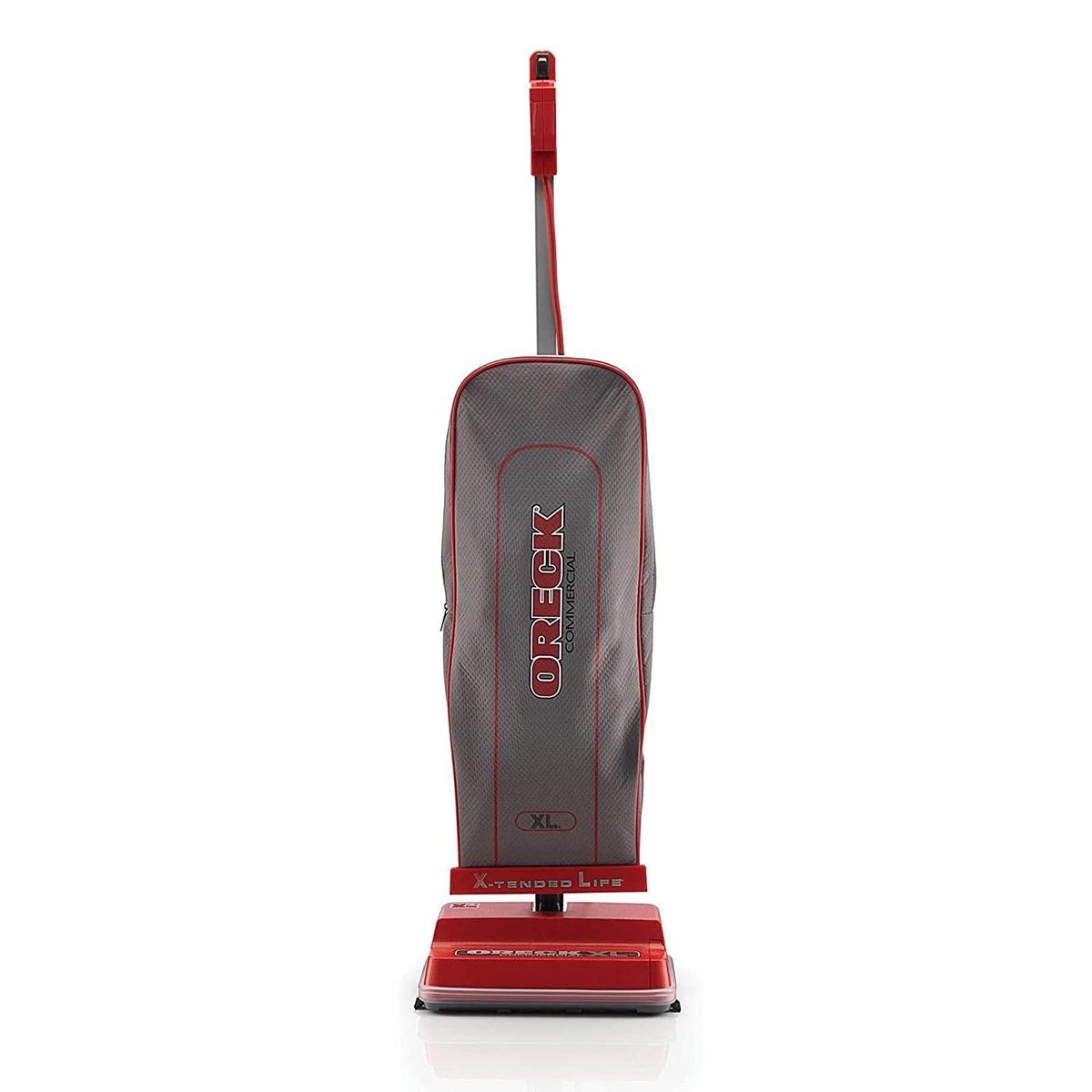 Oreck Commercial Upright Bagged Vacuum Cleaner, U2000R-1, Gray/Red - $176.49 MSRP