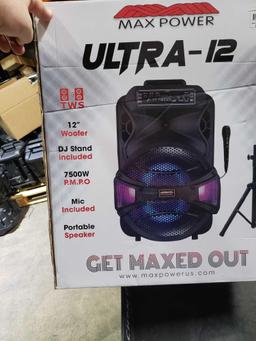 Max Power 12" Speaker with Stand $149.99 MSRP