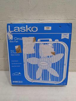 Lasko 3733 Box Fan, 3-Speed, 20-Inch, White - $25.99 MSRP