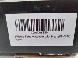 FIT KING Shiatsu Foot Massager Machine with Kneaded Deep Heat, for Feet, Reflexology, $89.99 MSRP