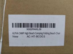 Alpha Camp 3-Position Folding Beach Chair - $129.99 MSRP