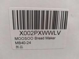 Moosoo 18-in-1 Bread Machine 2LB Stainless Steel Programmable Bread Maker Machine- $62.99 MSRP