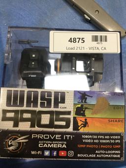 WASPcam 9905 WiFi Action-Sports Camera, Black