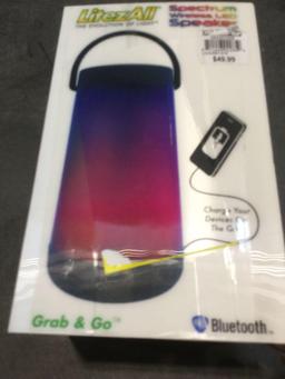 LitezAll Spectrum Color-Changing LED Wireless Bluetooth Speaker (LA-CLRBT-9/18) - $19.94 MSRP