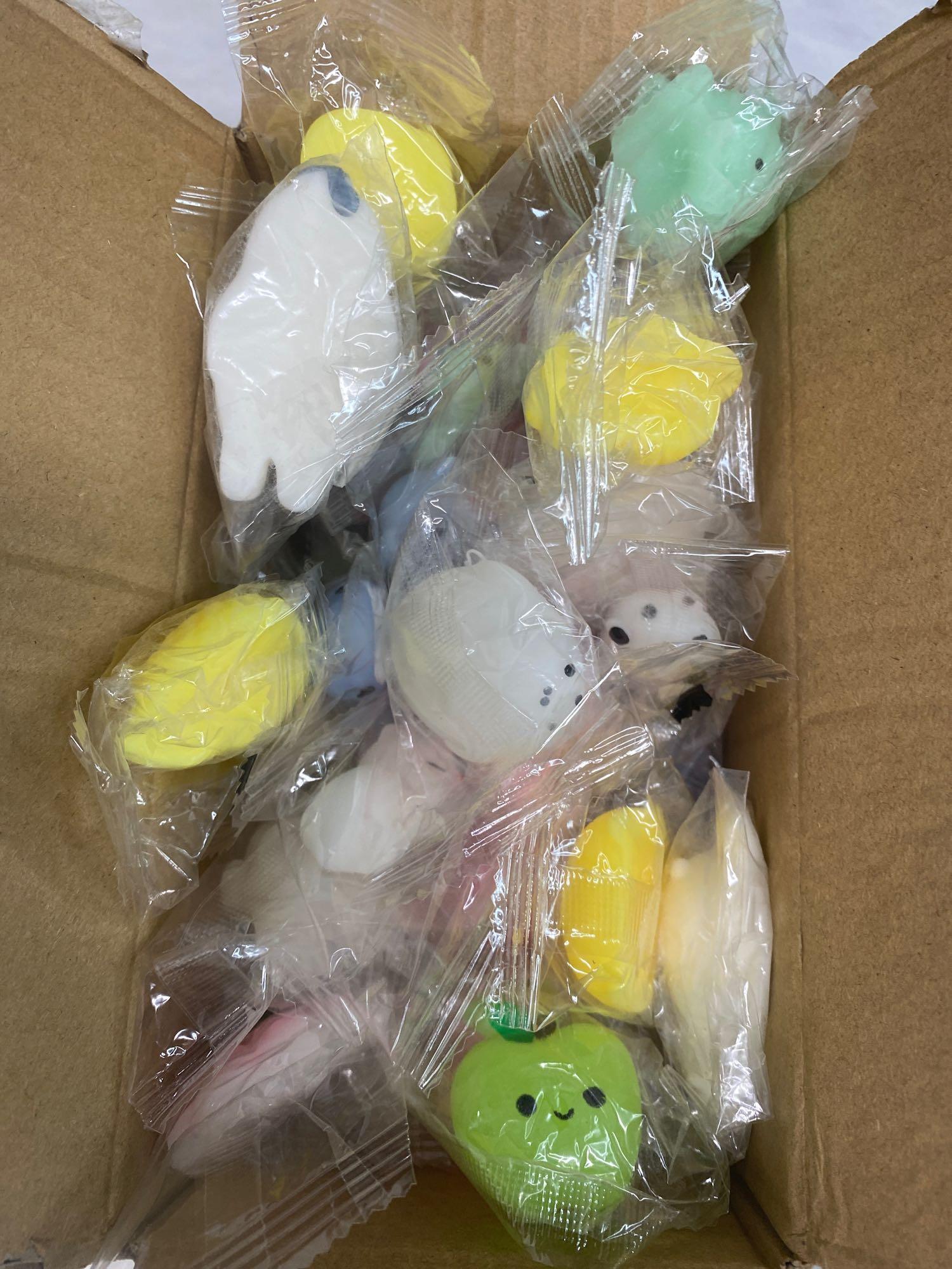 72 Pcs Kawaii Squishies, Mochi Squishy Mini Stress Relief Toys, $42.00 MSRP (BRAND NEW)